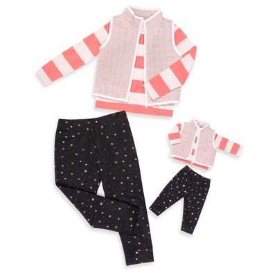 target matching girl and doll clothes