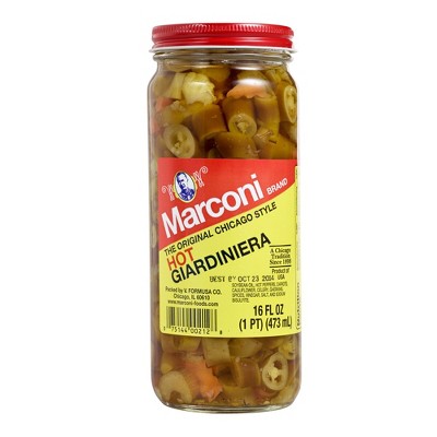 Marconi Hot Giardiniera 16 oz