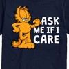 Men's - Garfield - Ask Me If I Care Short Sleeve Graphic T-Shirt - 2 of 4