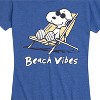 Women's - Peanuts - Lazy Snoopy Short Sleeve Graphic T-Shirt - 2 of 4