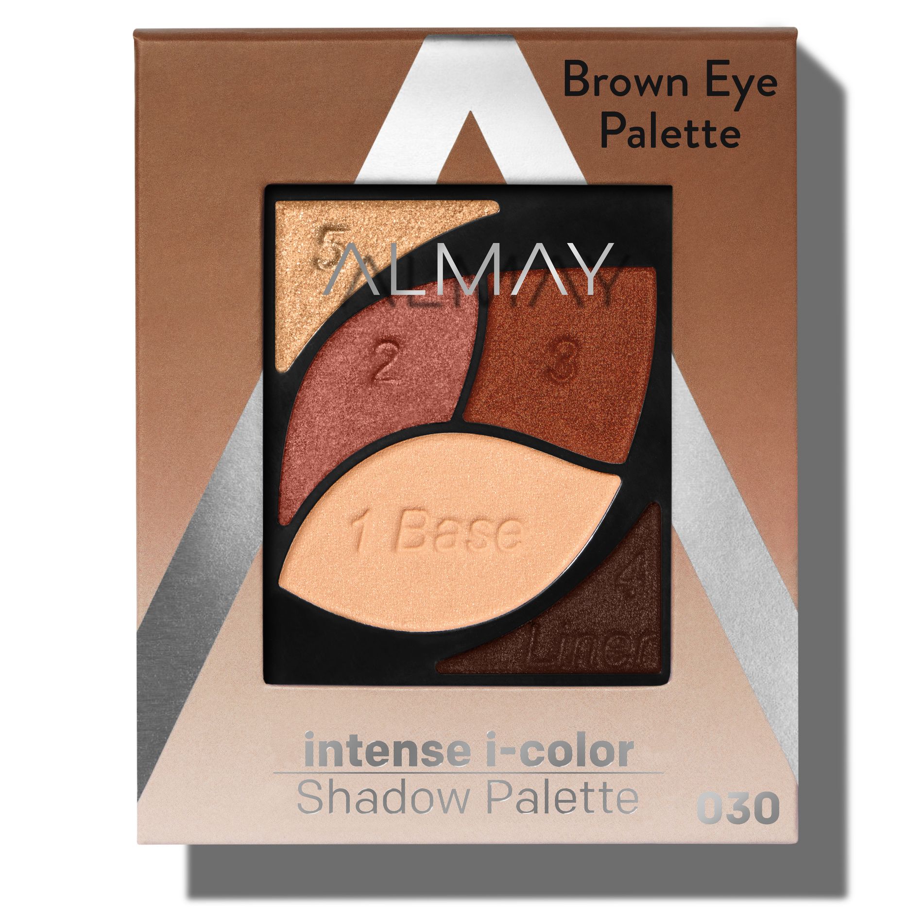Almay Intense i-Color Shadow Palette - 010 Brown Eyes - 0.1oz