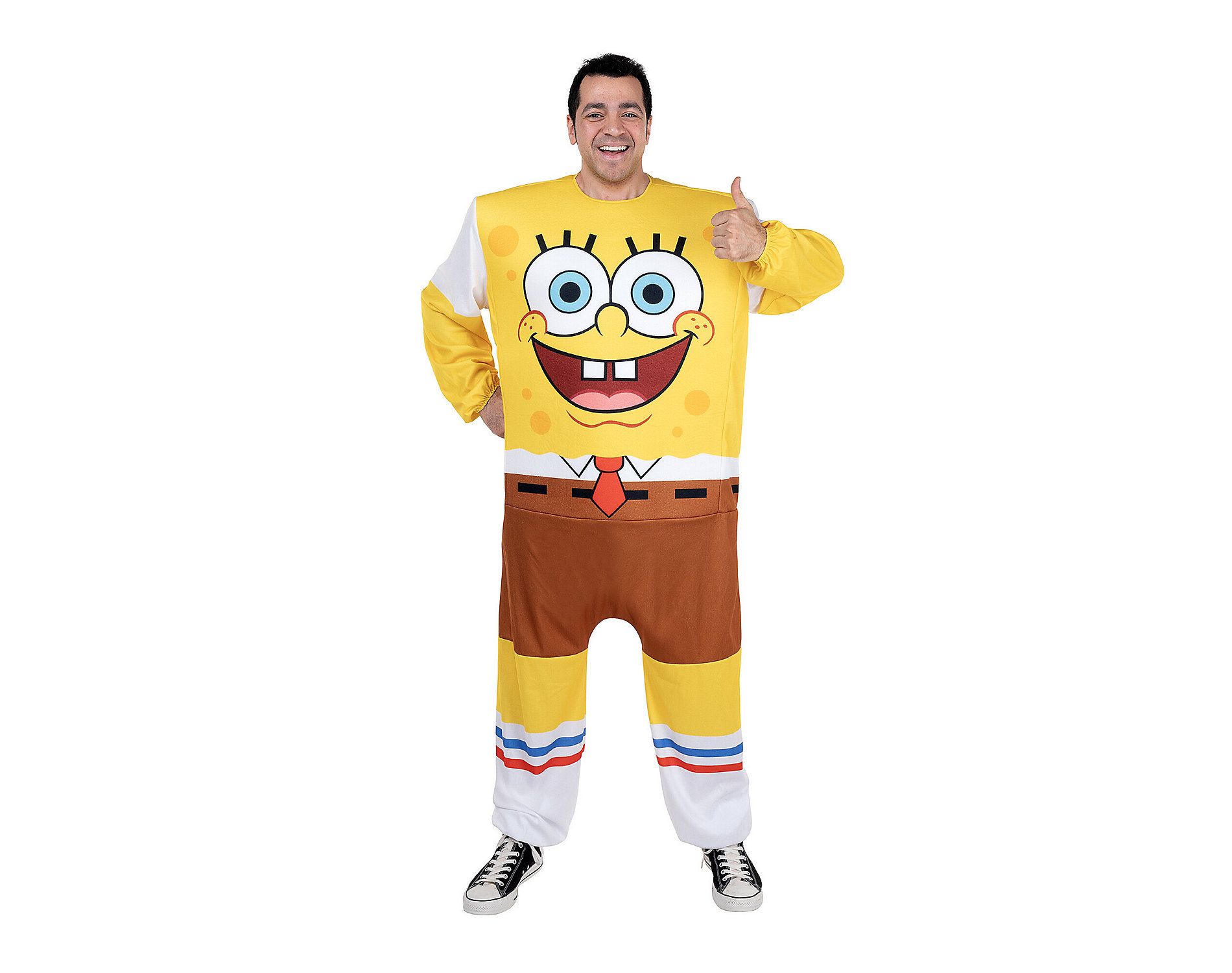 SpongeBob Men's Halloween Costume Bodysuit - Yellow One Size