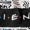 Friends Let's Be Friends Pattern Blanket 50"x60" Woven Tapestry - 4 of 4