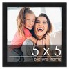 PosterPalooza | 5x5 Wood Frame with UV Acrylic, 6 Finishes: Black, White, Bronze, Silver, Wood, Mahogany - 2 of 4