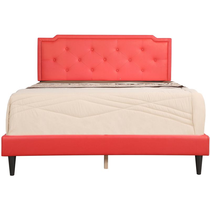 Passion Furniture Deb Tufted Queen Panel Bed, 2 of 8