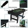 Sunnydaze Indoor Space-Saving Folding Family Foosball Soccer Game Table with Manual Scorers - 48" - Black - image 3 of 4