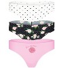 Adore Me Women's Francine Invisible Pack Thong Panty - 2 of 4