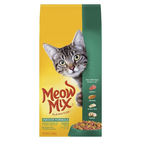 Meow Mix Indoor Formula Dry Cat Food - 6.3lbs : Target