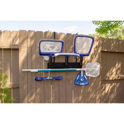 Poolmaster Mounted/hanging Storage Rack Outdoor Garden Tool Organizer ...