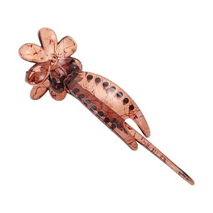 Unique Bargains Fashion Six-Petal Flower Hair Clips Hairdo Clip 1 Pc - 1 of 4