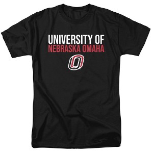 Men's University of Nebraska at Omaha Official Stacked T-Shirt - 1 of 4