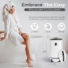 SereneLife Single Touch Towel & Blanket Warmer - Black, with Fragrant Disc Holder & LED Ring, 20L Capacity - 2 of 4