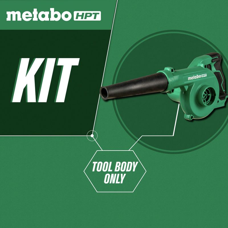 Metabo HPT RB18DCQ4M MultiVolt 18V Lithium-Ion Cordless Compact Blower (Tool Only), 2 of 14