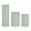 Lux Premium 100% Cotton  Ultra-Soft Tufted Solid Reversible 3 Piece Bath Rug Set, Water-Absorbent, Durable, Machine Washable Bathroom Rug - 2 of 4