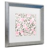Trademark Fine Art - Rosana Laiz Blursbyai Miriam flowers in pink Matted Framed Art - 3 of 4