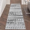 Modern Geometric Area Rug Plush Soft Wool Machine Washable Carpet, Non-Slip Large Rug for Living Room, Bedroom, Dining Room - 2 of 4