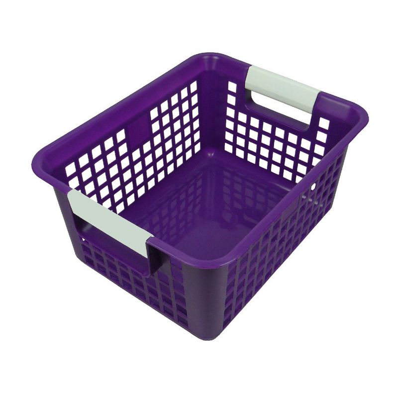 Romanoff Tattle® Book Basket, Purple, Pack of 3, 2 of 3