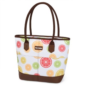Tirrinia Large Insulated Lunch Tote Bag for Women, Cute Waterproof Leakproof Cooler Bag for Work, Adult Shopping Grocery Bags for Frozen Food - 1 of 4