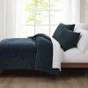 Lush Décor Full/Queen Arden Ribbed Corduroy Comforter Blue - 4 of 4
