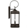 Progress Lighting Gibbes Street 2-Light Wall Lantern, Antique Bronze, Clear Beveled Glass - image 4 of 4