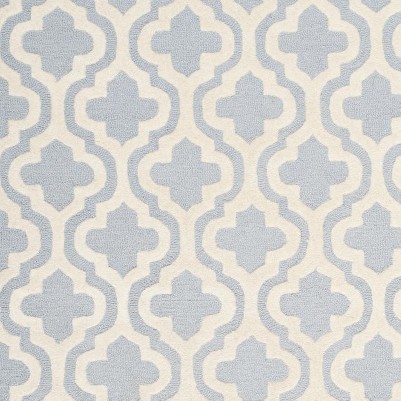 light blue/ivory