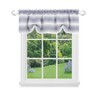 Kate Aurora Isabelle Abstract 3 Piece Cafe Rod Pocket Kitchen Curtain Tier & Valance Set - 4 of 4