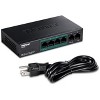 TRENDnet TPE-S50 5-Port 10/100 Mbps PoE Switch - 3 of 4