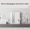 Orrefors Intermezzo 14 Fl. Oz. Stemmed Wineglass - Blue Drop - Kitchen & Dining Crystal Glassware - Dishwasher Safe - 4 of 4