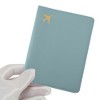 Unique Bargains Gold-stamped Airplane Pattern Passport Holder 1 Pc - 3 of 4