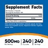 Nutricost Inositol (500mg) 240 Capsules - Veggie Capsules, GMO-Free, Gluten Free (Myo-Inositol) - 2 of 4