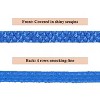 Sewing Sequin Trim 0.9 Inch 4 Row, 25 Yards Glitter Sequin Ribbon Metallic Stretch Bling Strip DIY Craft Decoration - 4 of 4