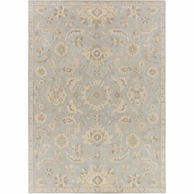 Hauteloom Copen Beige Floral Wool Rug