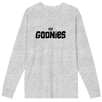 The Goonies Logo Men's Athletic Heather Long Sleeve Shirt