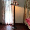 HomeStock Priscilla Tiffany-Style 2 Light Victorian Floor Lamp 18" Shade - 3 of 3