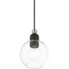 Livex Lighting Downtown 1 - Light Pendant in  Black/Brushed Nickel - 2 of 4