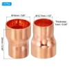 Unique Bargains Sweat Solder Connection Copper Reducing Coupling Pressure Plumb Fittings 4 Pcs - 2 of 4