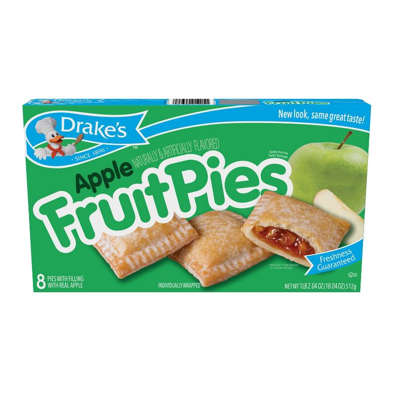 Drake&#39;s Apple Fruit Pies - 8ct/18.04oz, 1 of 6