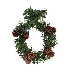20ct 18" Noble Fir Pine with Pinecones Decorative Garland Ties - Haute Décor - 1 of 3