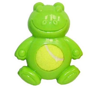Multipet Tennis Tummy 4" Dog Toy (Assorted Color, 1 Pack)