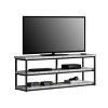 INFURNIC TV Stands and Consoles Ashlar TV Stand with Multi Storage Racks for Living Room Organization, Grey, 17"*63"*25" - 4 of 4