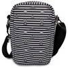 Looney Tunes Bag, Crossbody, with Looney Tunes Character Eyes Stripe, White Black, Vegan Leather - 3 of 4