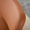 GlasFlength Rocking Chairs Modern Lounge Chair with Streamlined Comfort for Living Room or Reading Nook, Brown,33.8”*25”*29" - 4 of 4