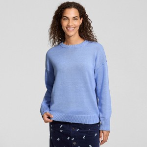 Lands' End Women's Drifter Crew Neck Sweater - X Small - Clear