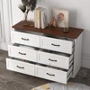 coucheta Dresser, Dresser for Bedroom, Chest of Drawers with Anti-Tip Device and Metal Handle, Drawer Organizer for Bedroom - 3 of 4