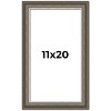 PosterPalooza | Weathered Black Picture Frame - UV Acrylic, Foam Board Backing, Hanging Hardware - 2 of 4