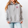 Simply Sage Market Embroidered Hawaii Flower Quarter Zip Fleece - 2XL - Heather Grey - 2 of 4
