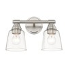 Livex Lighting Catania 2 - Light Vanity in  Brushed Nickel - 4 of 4