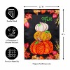 Evergreen Stacked Pumpkins Lustre Garden Flag 12 x 18 Inches Indoor Outdoor Decor - 4 of 4