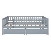 Whisen Twin Size Daybed Wood Bed with Two Drawers - 3 of 4