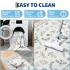 Modern Rug for Living Room Floral Insect Floor Mats - 4 of 4